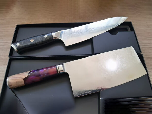 Customize Damascus Kitchen Knife